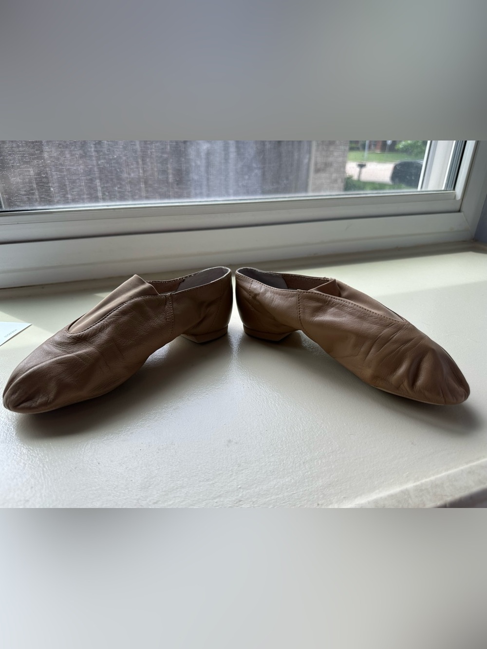 Bloch Women's Tan Leather Jazz Shoes